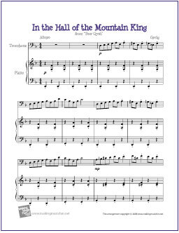In the Hall of the Mountain King Trombone