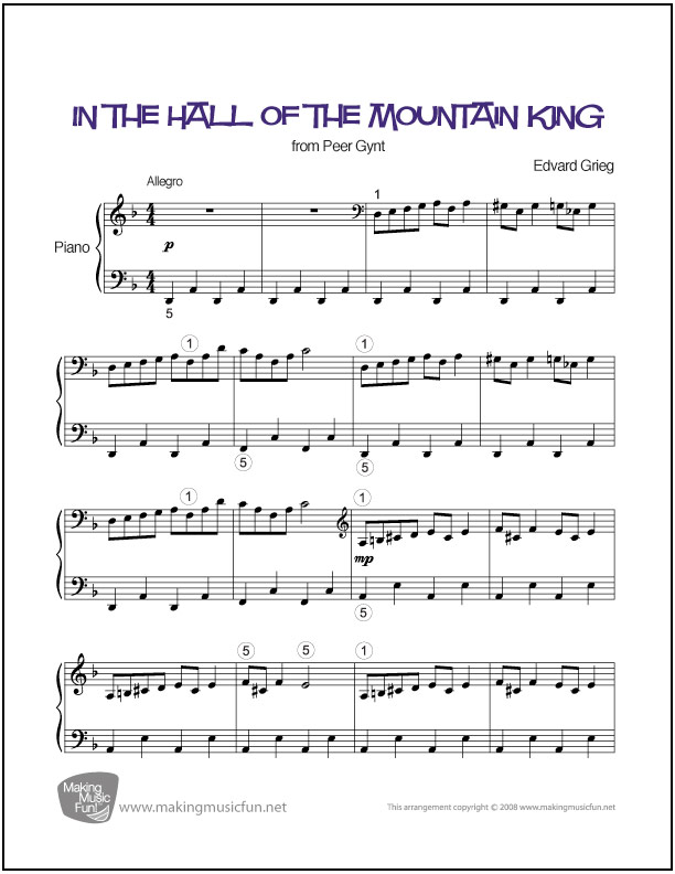 King of the Hill (Main Theme)" Sheet Music for Piano Solo