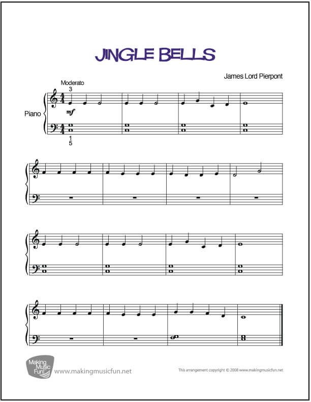 Jingle Bells Sheet Music