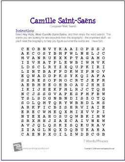 Hey Kids, Meet Camille Saint-Saëns