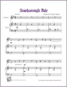Scarborough Fair - Free Easy Piano Sheet Music  Sheet music, Piano sheet  music, Easy piano sheet music