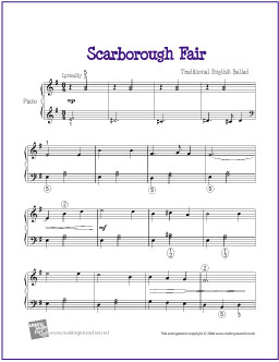 Scarborough Fair - Simon & Garfunkel - Lyrics & Chords