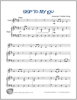 Skip To My | Beginner Sheet Music Piano Acc